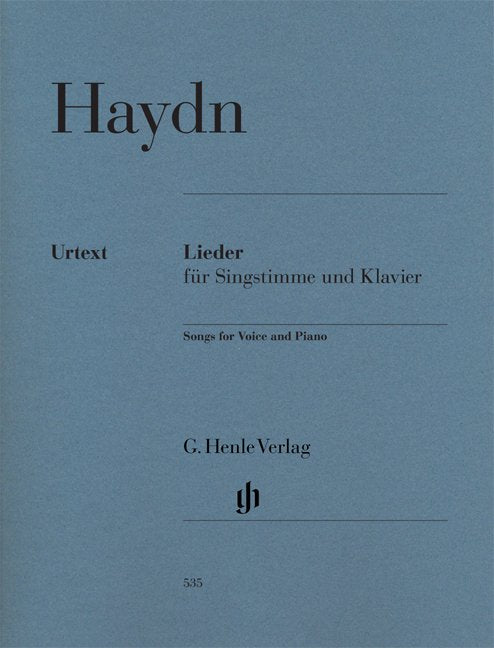 Haydn - Songs For Voice And Piano - G. Henle Verlag
