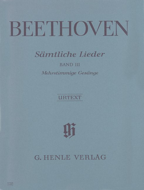 Songs Comp Bk 3 Partly With Choir Ed Luhning - G. Henle Verlag