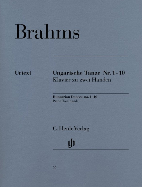 Brahms - Hungarian Dances No 1-10 - G. Henle Verlag