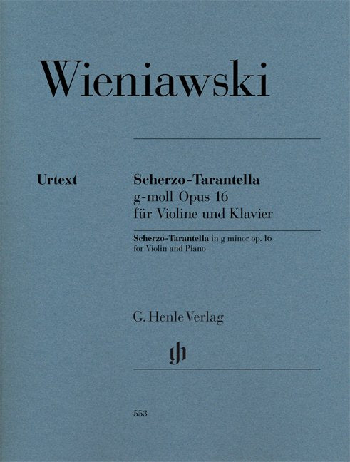 Scherzo Tarantella In G Min Op 16 Vln/Pno Urtext - G. Henle Verlag - Image 2