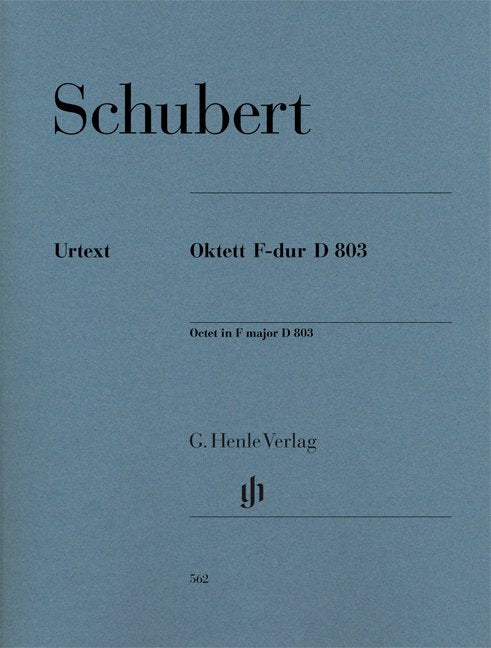 Octet In F Major D 803 Urtext - G. Henle Verlag