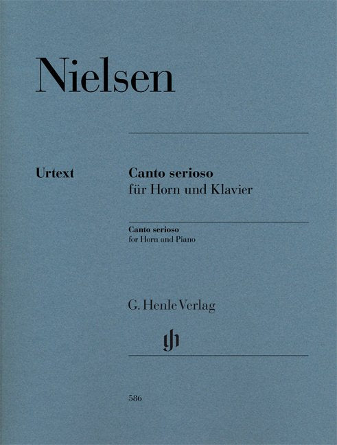 Nielsen - Canto Serioso For Horn & Piano - G. Henle Verlag