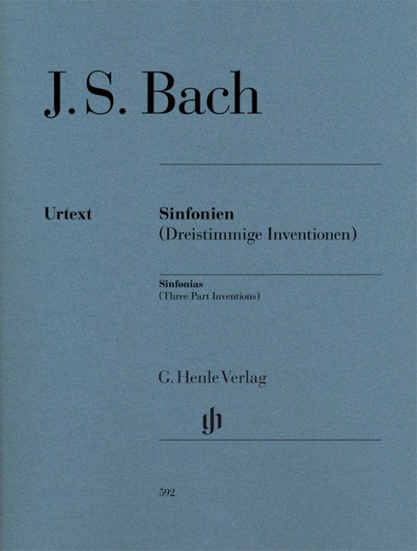 Sinfonias (Three Part Inventions) Bwv 787-801 - G. Henle Verlag