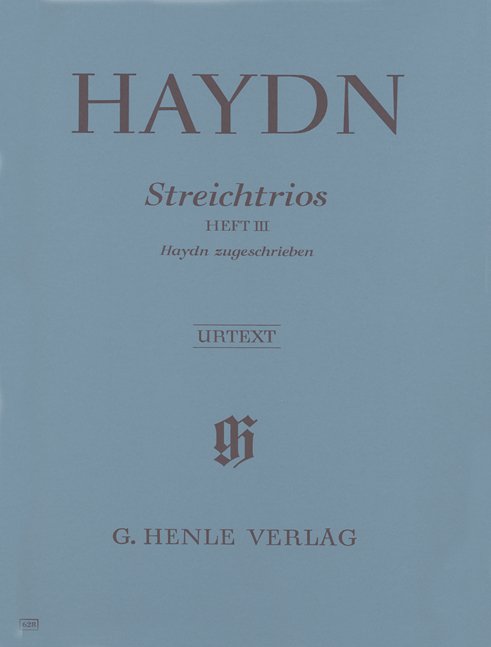 Haydn - String Trios Vol 3 Vln/Vla/Vc Urtext - G. Henle Verlag