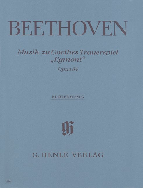 Egmont Op 84 Urtext - G. Henle Verlag