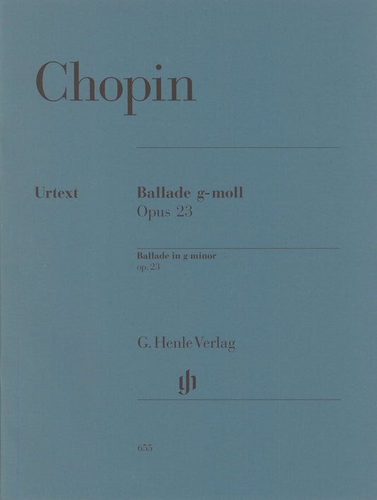 Chopin - Ballad G Minor Op 23 For Piano - G. Henle Verlag