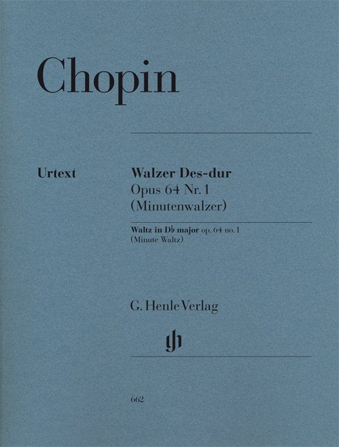 Waltz Op 64 No 1 D Flat Urtext - G. Henle Verlag