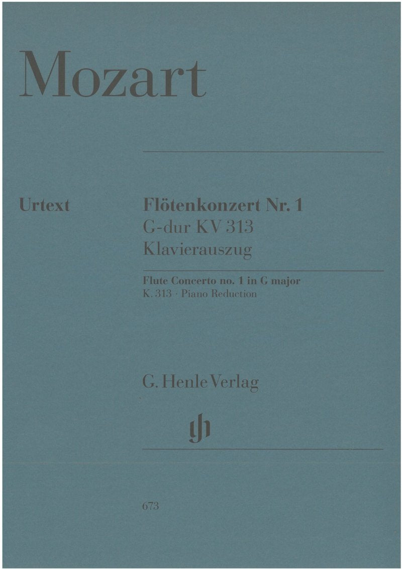 Mozart - Concerto No 1 G K 313 Flute/Piano - G. Henle Verlag
