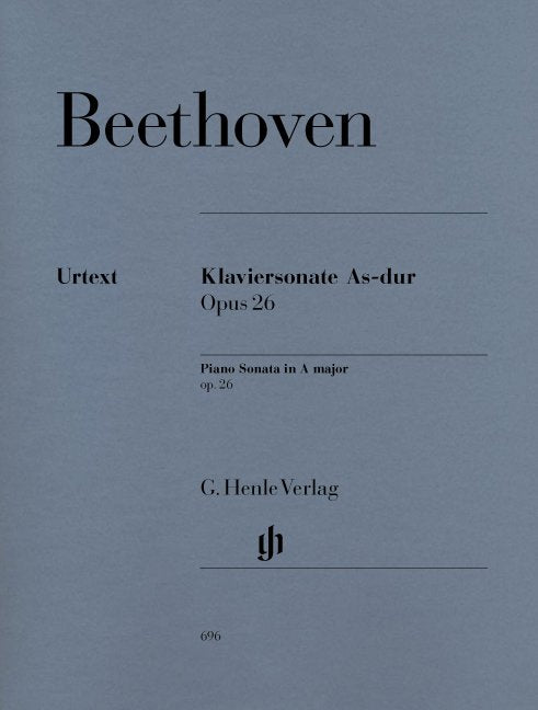 Beethoven - Sonata Op 26 A Flat Urtext - G. Henle Verlag