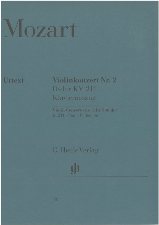 Concerto No 2 D K 211 Ed Seiffert Vln Pno - G. Henle Verlag