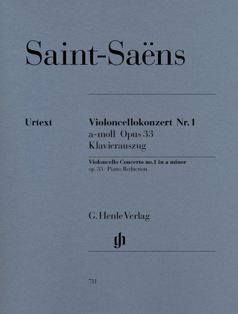 Saint-Saens - Concerto No 1 Op 33 A Minor Cello/Piano - G. Henle Verlag - Image 2