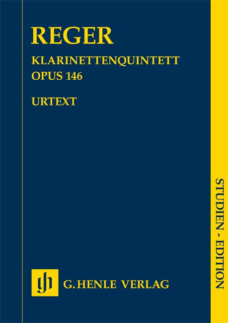 Clarinet Quintet In A Major Op 146 Score - G. Henle Verlag