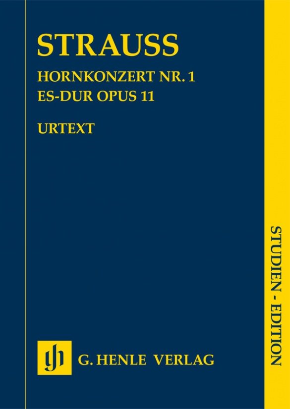 Strauss - Horn Concerto No 1 E Flat Op 11 Study Score - G. Henle Verlag