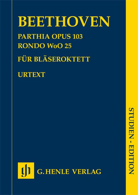 Beethoven - Parthia Op 103 Rondo Woo 25 Wind Octet Score - G. Henle Verlag