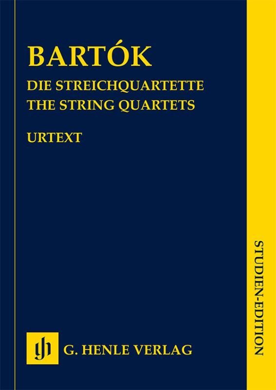 Bartok - The String Quartets 6 Study Scores In A Slipcase - G. Henle Verlag