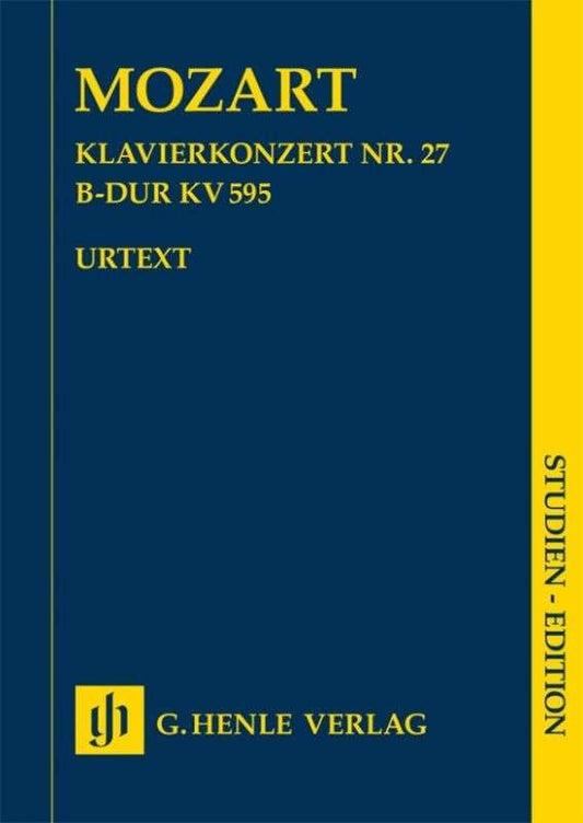 Mozart - Concerto No 27 B Flat Major K 595 Study Score - G. Henle Verlag