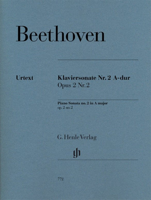 Beethoven - Piano Sonata No 2 A Major Op 2 No 2 Urtext - G. Henle Verlag