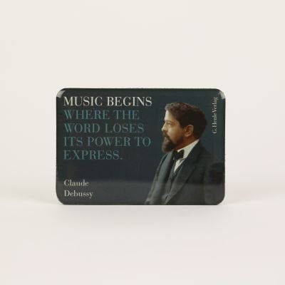 Debussy Decorative Magnet - G. Henle Verlag