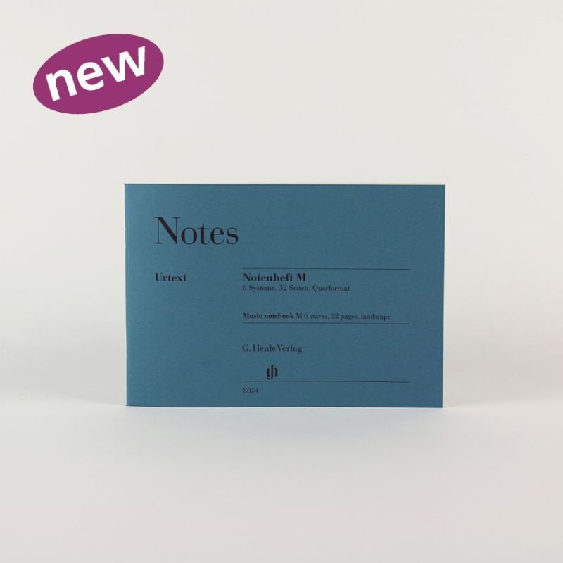 Henle Music Notebook M 6 Staves 32 Pages Landscape - G. Henle Verlag
