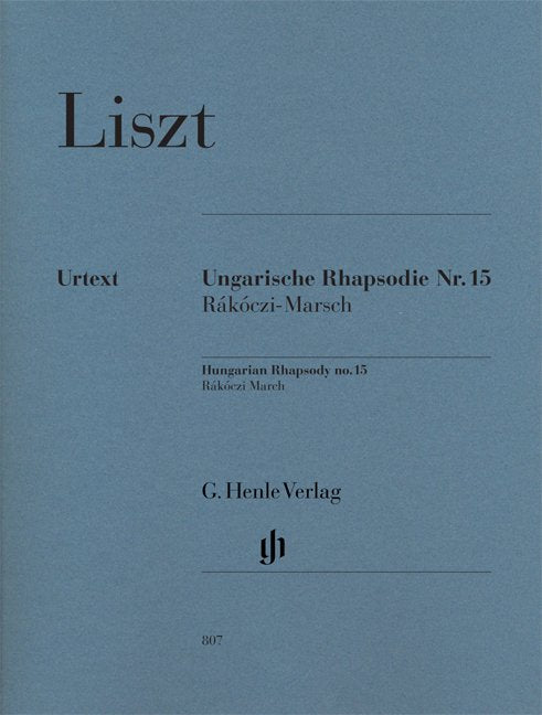 Hungarian Rhapsody No 15 - G. Henle Verlag