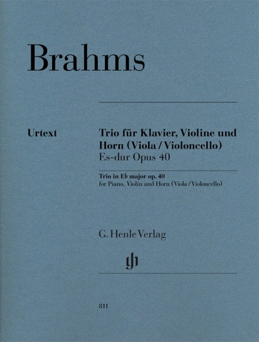 Brahms - Trio E Flat Major Op 40 Piano/Violin/Horn - G. Henle Verlag