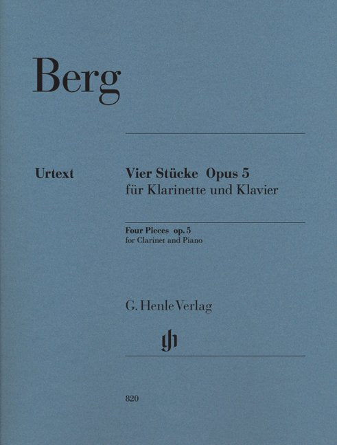 Pieces 4 Op 5 Cla/Pno - G. Henle Verlag