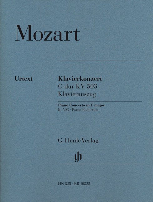 Concerto K 503 C 2P 4H Urtext - G. Henle Verlag