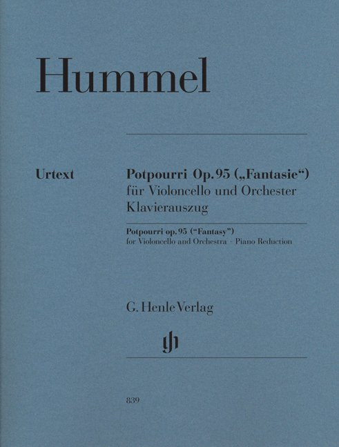 Potpourri Op 95 Vlc Pno - G. Henle Verlag