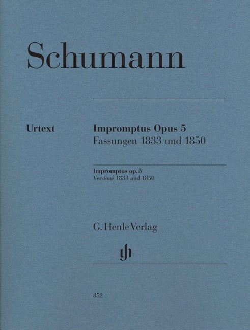 Impromptus Op 5 1833 And 1850 Versions - G. Henle Verlag