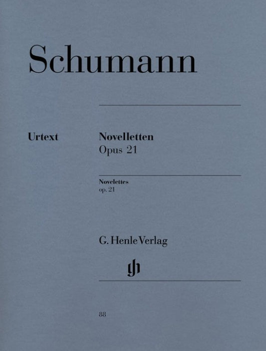 Robert Schumann - Novelettes Opus 21 Piano Book cover - G. Henle Verlag
