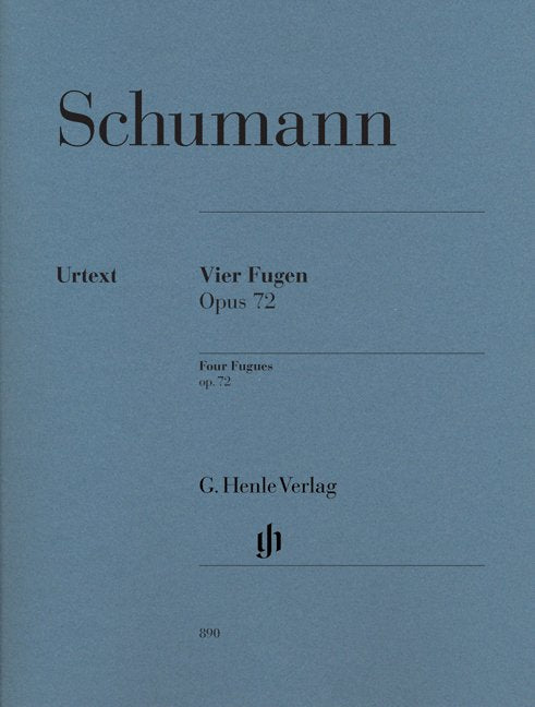 Fugues 4 Op 72 Urtext - G. Henle Verlag