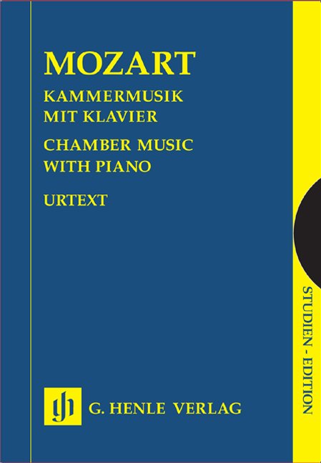 Chamber Music With Piano Study Scores In Slipcas - G. Henle Verlag
