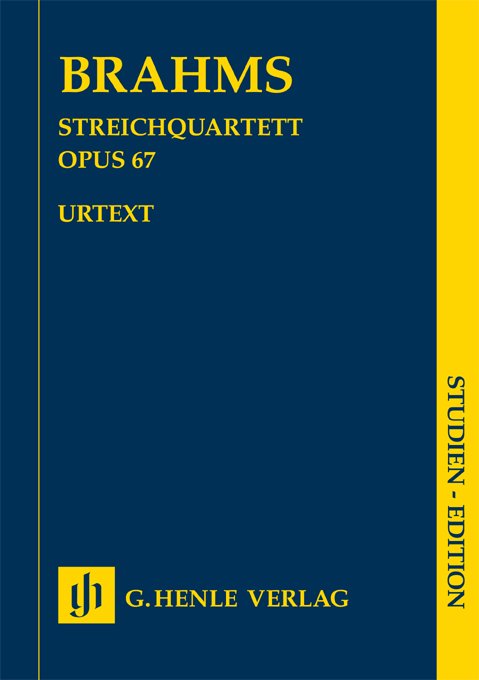 String Quartet Op 67 B Flat Urtext - G. Henle Verlag