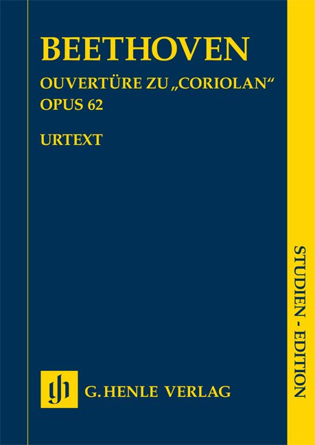 Beethoven - Coriolan Overture Op 62 Study Score - G. Henle Verlag