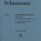 Schumann - 5 Pieces In Folk Style Op 102 Cello/Piano Urtext - G. Henle Verlag - Image 2