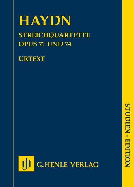 String Quartets Bk 9 Op 71 Op 74 Study Score - G. Henle Verlag