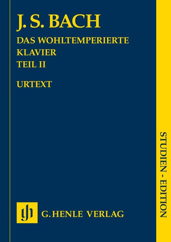 Bach - Preludes And Fugues Pt 2 For Piano Study Score - G. Henle Verlag