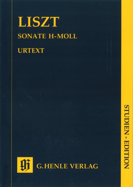 Piano Sonata B Min Study Score - G. Henle Verlag
