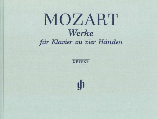 Wolfgang Amadeus Mozart - Works for Piano Four Hands Clothbound (Urtext Edition) cover - G. Henle Verlag