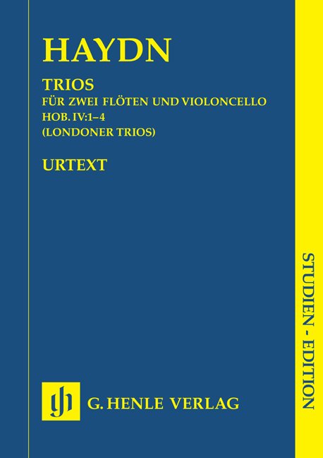 London Trios Hob 4 No 1-4 2Fl Vc Study Score - G. Henle Verlag