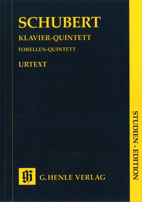 Trout Quintet Op 114 D667 Urtext - G. Henle Verlag
