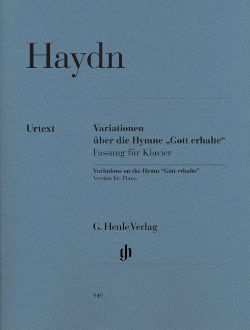 Variations On Gott Erhalte Urtext - G. Henle Verlag