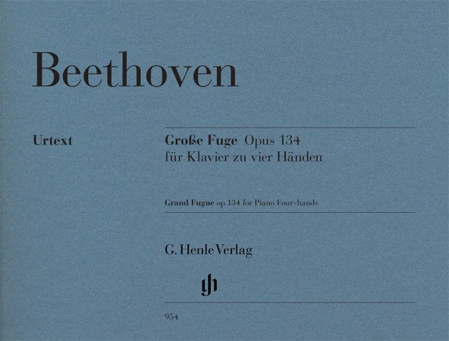 Grand Fugue Op 134 Pd Urtext - G. Henle Verlag