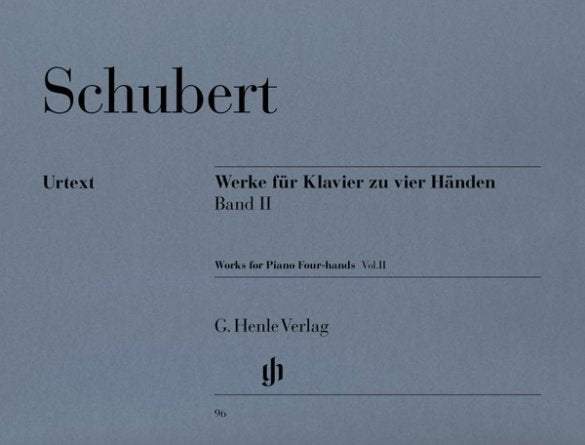 Schubert - Works For Piano 4 Hands Vol 2 Piano Duet - G. Henle Verlag