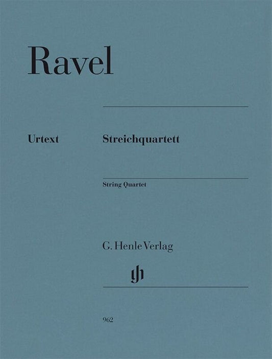 Maurice Ravel - String Quartet Score and Parts (Urtext Edition) cover - G. Henle Verlag