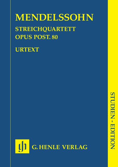 String Quartet Op Posth 80 F Min - G. Henle Verlag