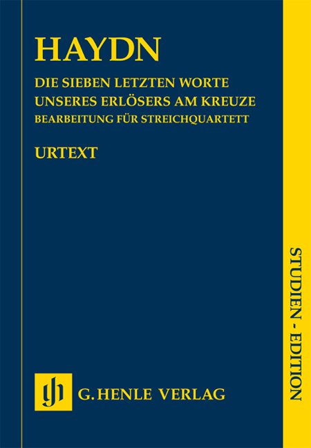 Seven Last Words Hob 20 No 1B String Quartet Min - G. Henle Verlag