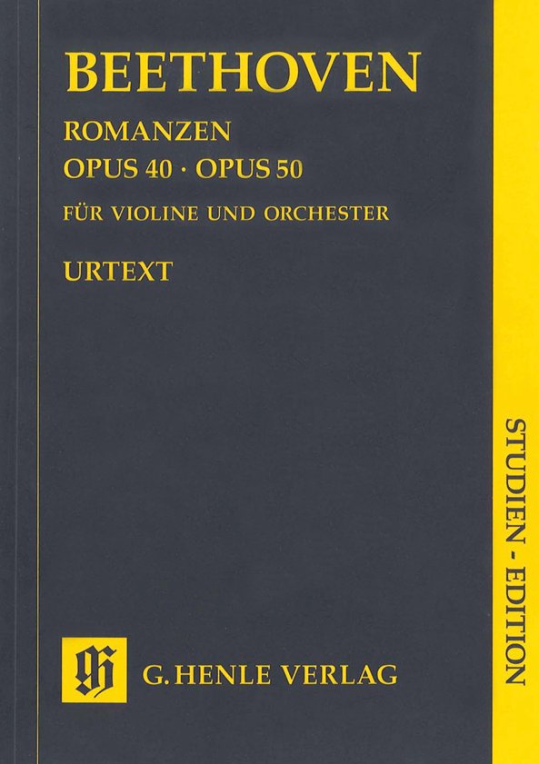 Romances 2 Op 40 G Op 50 F Vln/Orch Urtext - G. Henle Verlag
