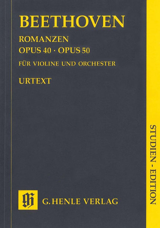Romances 2 Op 40 G Op 50 F Vln/Orch Urtext - G. Henle Verlag