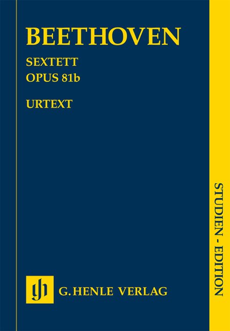 Sextet E Flat Op 81B Study Score - G. Henle Verlag